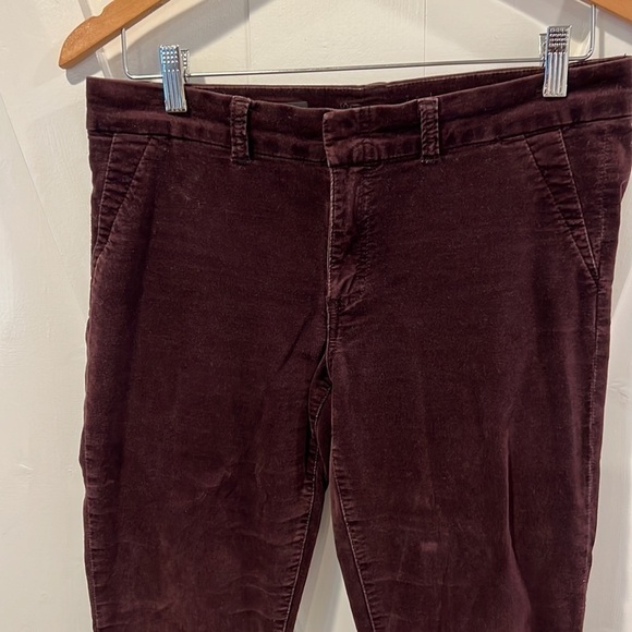 Kut from the Kloth Brown Velvet Trouser Skinny Jeans Size 6 - Picture 4 of 10